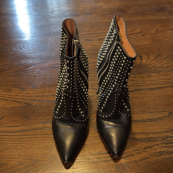 Iro Studded Boots Size 37 Black Leather - Picture 4 of 13